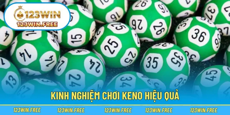 Bí quyết thực hành để tăng hiệu quả khi chơi keno